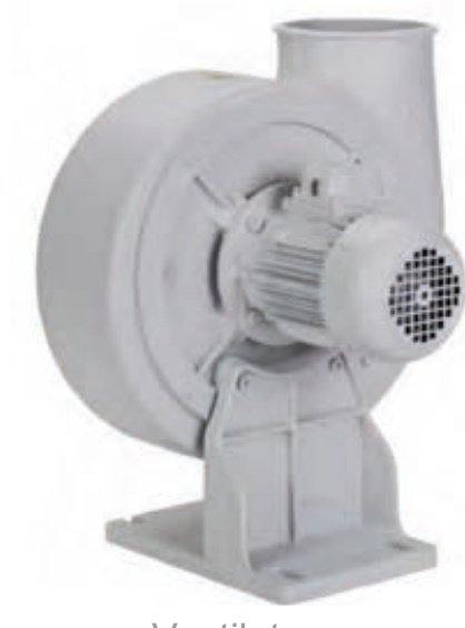 Abgasventilator aus Aluminiumguss